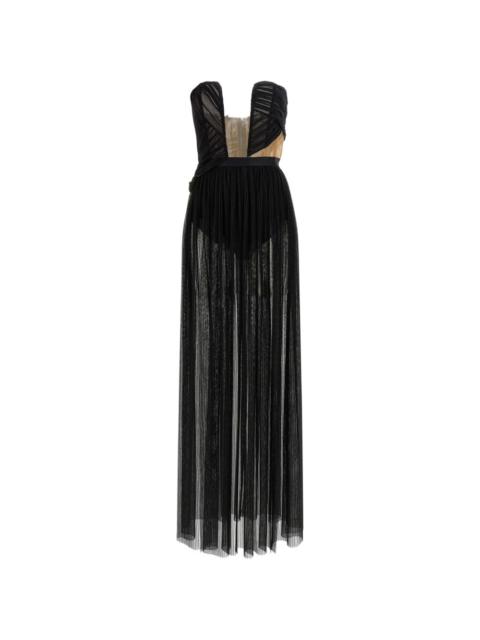 NENSI DOJAKA Corsetto Draped Gown maxi dress