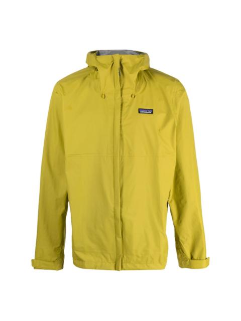 Patagonia logo-patch slouch-hood jacket