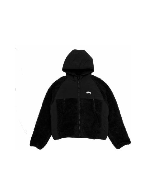 Stüssy Stussy Sherpa Paneled Hooded Jacket Black