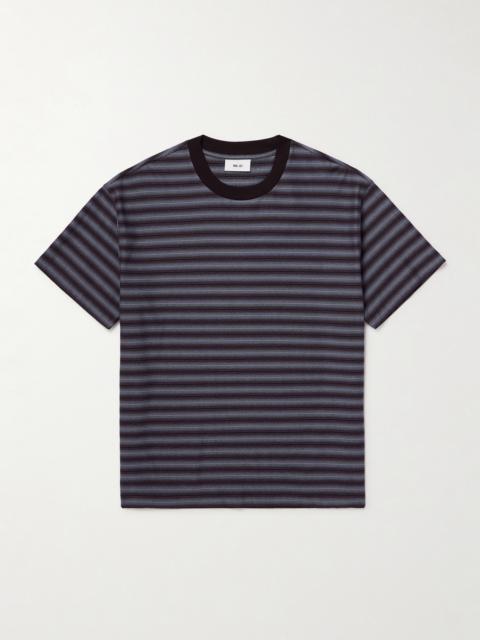 NN07 Lionel 30017 Striped Cotton-Jacquard T-Shirt