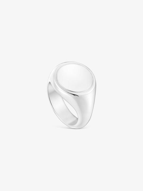 TOUS 15 mm silver Signet ring TOUS Basics