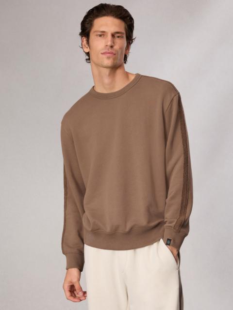 rag & bone Raw-Edge Cotton Sweatshirt