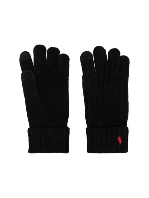 Polo Ralph Lauren Polo-Pony glove scarf set