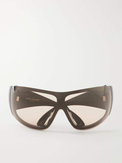 SAINT LAURENT SL 914 D-frame injected sunglasses Black