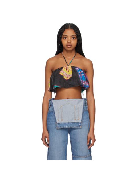 GANNI Black Graphic Camisole