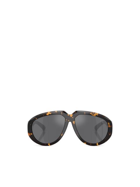 Burberry Equestrian Knight Design pilot-frame sunglasses