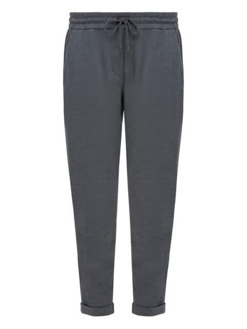 Brunello Cucinelli cotton track pants