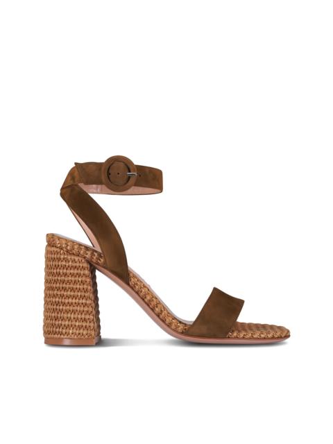 Gianvito Rossi Luana woven buckled-fastening sandals
