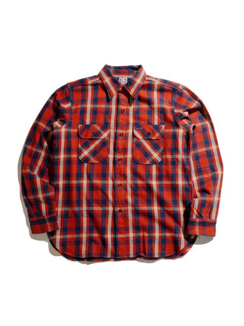 Warehouse & Co. Lot. JG-06-2 The Ancient Flannel (The Rounded Pockets) B Pattern Red/Navy