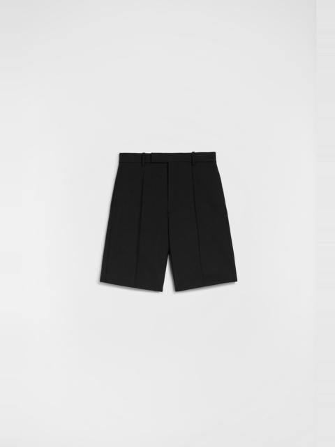 Jil Sander Wool Canvas Shorts