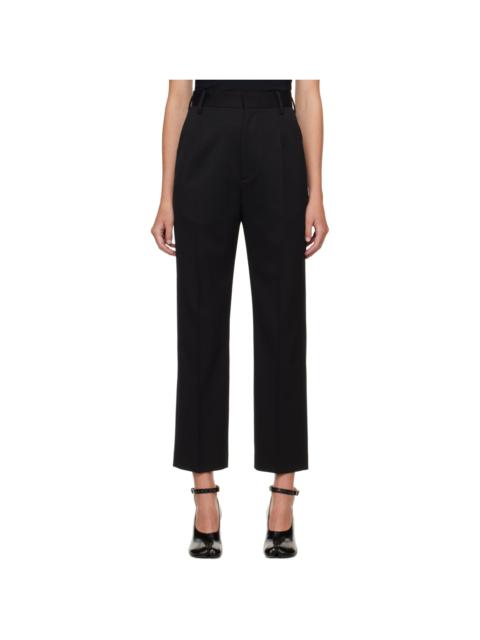 MM6 Maison Margiela Black Three-Pocket Trousers