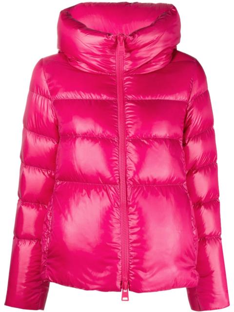 Herno spread-collar zip-up 부퍼 재킷