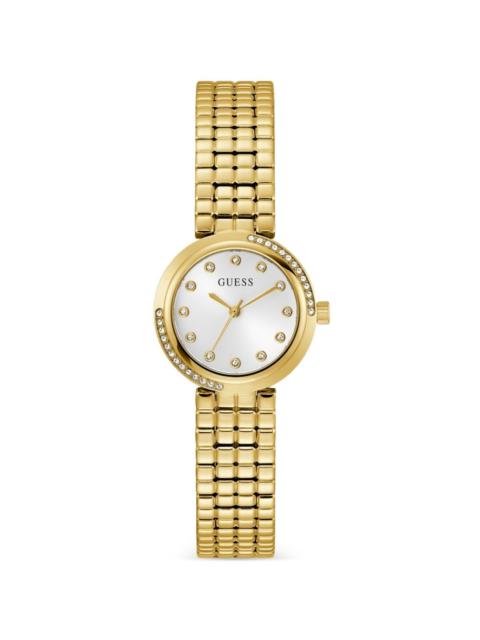 GUESS USA crystal-embellished 28mm watch