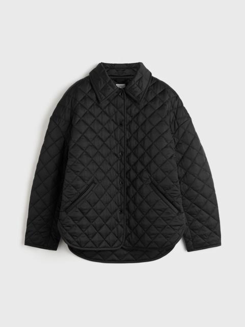 TOTEME Collared quilted jacket black