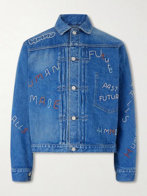 Human Made Embroidered Denim Jacket