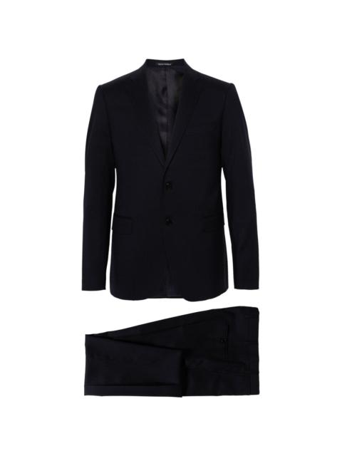 virgin wool single-breasted suit