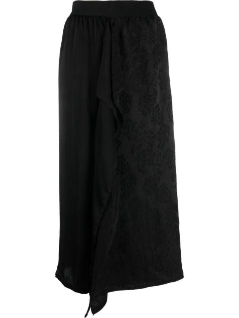 UMA WANG jacquard midi skirt
