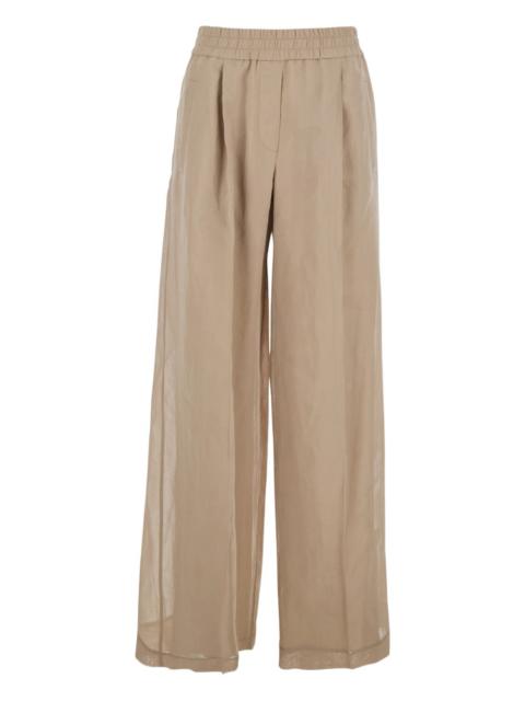 Brunello Cucinelli elasticated palazzo pants