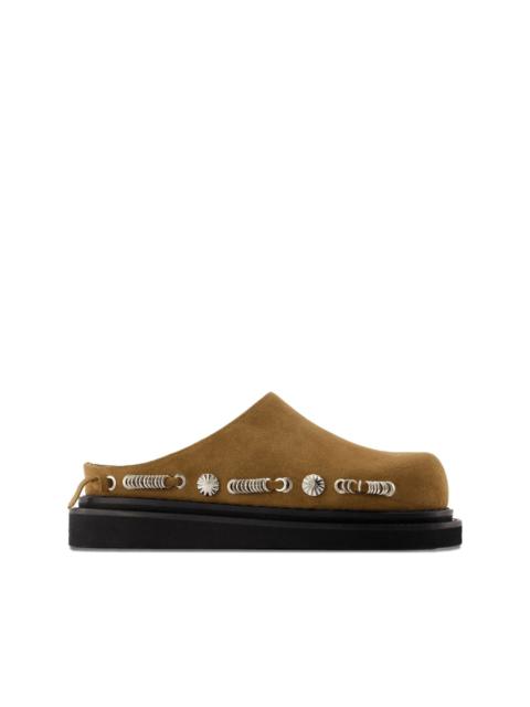 TOGA PULLA suede clogs