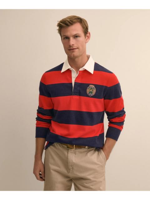 Brooks Brothers Cotton Embroidered 1818 Rugby Shirt