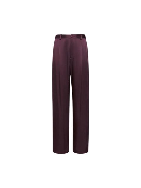 LAPOINTE Mulberry Satin Trouser