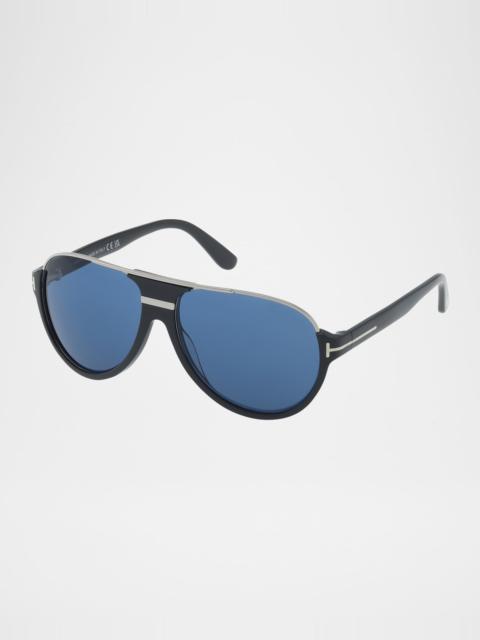 TOM FORD Men's Dimitry Polarized Acetate Sunglasses