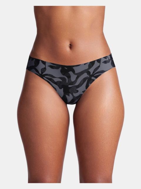 Under Armour Women's UA Pure Stretch 3-Pack Printed No Show Thong