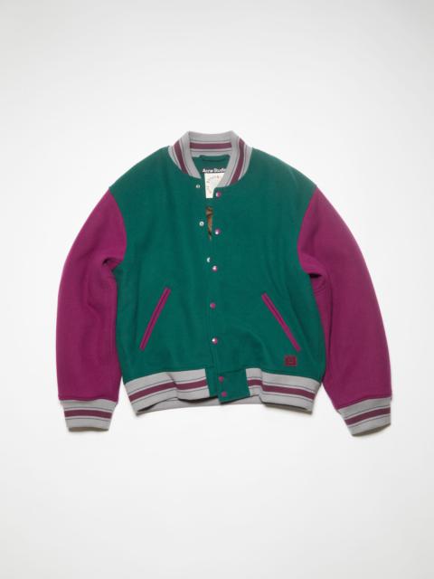 Varsity jacket - Night green