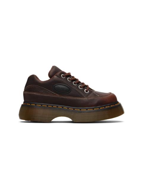 Dr. Martens Brown Buzz 5-Eye Grizzly Leather Derbys