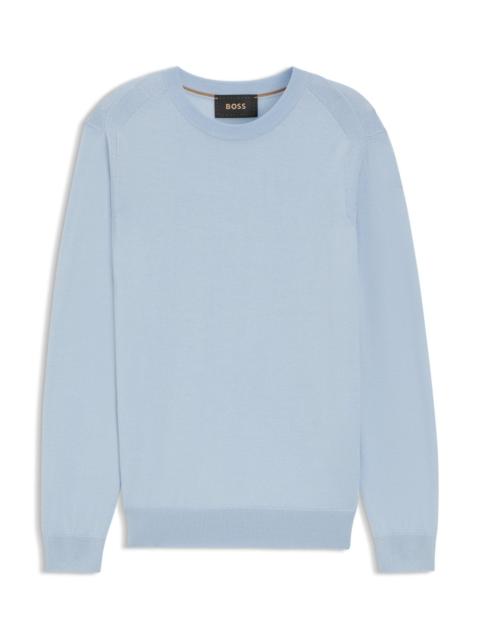BOSS KNITTED SWEATER IN WOOL, SILK AND CASHMERE