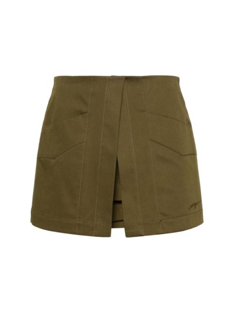 MSGM layered-design shorts