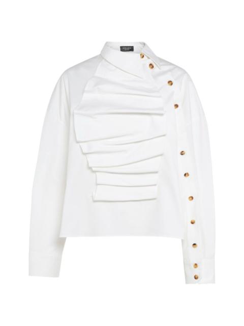 A.W.A.K.E. MODE button-embellishment blouse