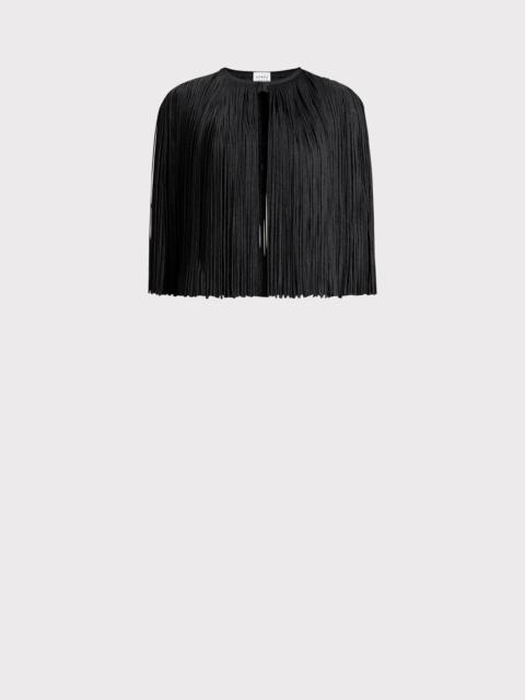 HERVE LEGER ICON FRINGE CAPE