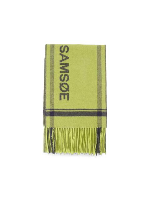 SAMSØE SAMSØE Samelia logo-print scarf