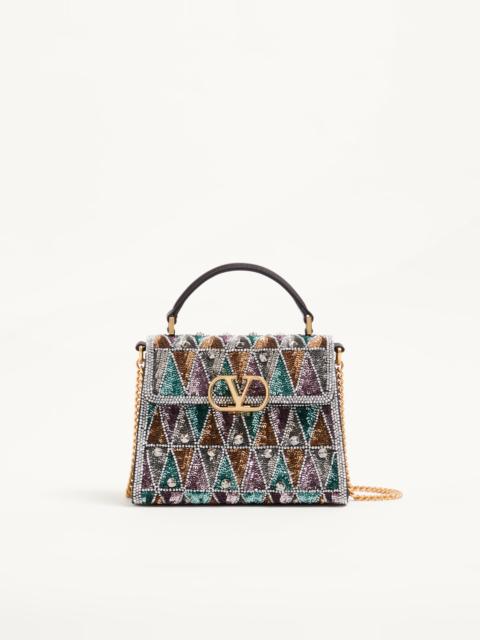 Valentino VALENTINO GARAVANI VSLING MINI EMBROIDERED HANDBAG