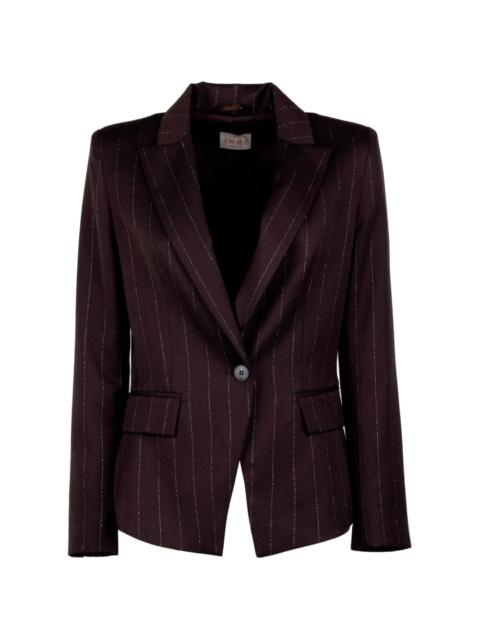 MARELLA pinstripe-pattern single-breasted blazer