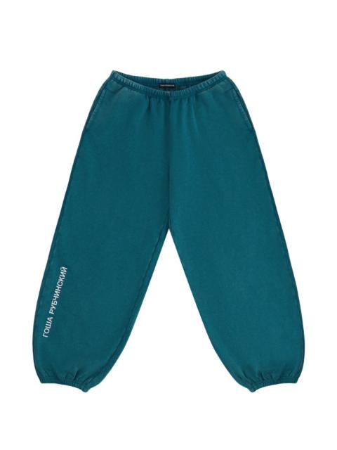 Gosha Rubchinskiy logo-print track pants