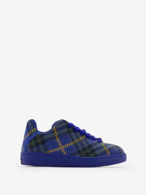 Burberry Check Knit Box Sneakers