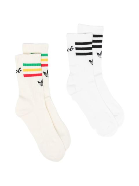 adidas Adidas X Bob Marley Striped Socks