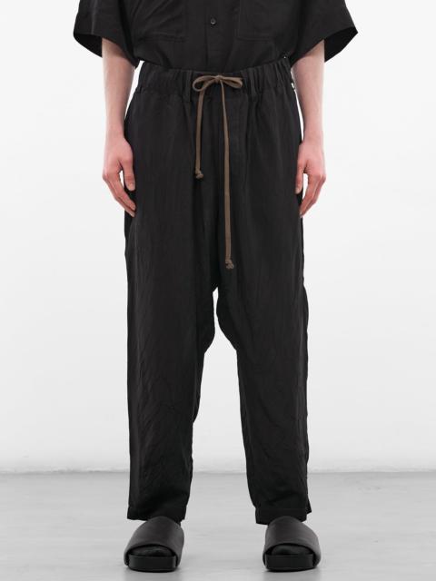 UMA WANG Black Relaxed Pajama Pants