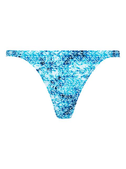 Vilebrequin Women Tanga Bikini Bottom Flowers Tie & Dye