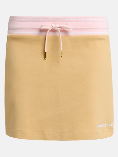 CASABLANCA Punto Drawstring Mini Skirt