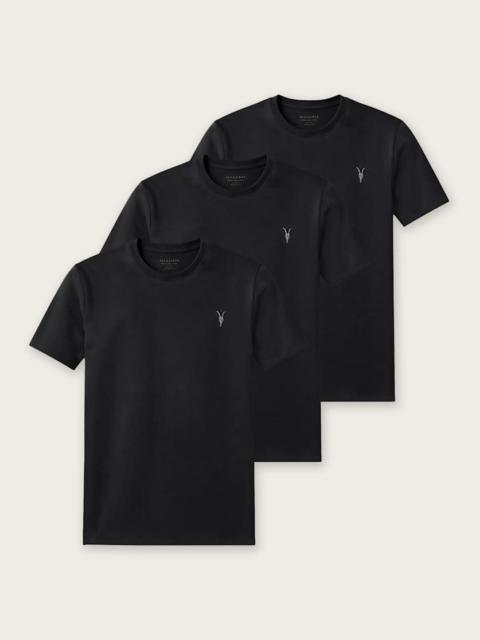 ALLSAINTS BRACE BRUSHED COTTON T-SHIRTS 3 PACK