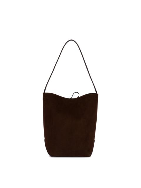 The Row Brown Suede N/S Park Medium Tote Bag