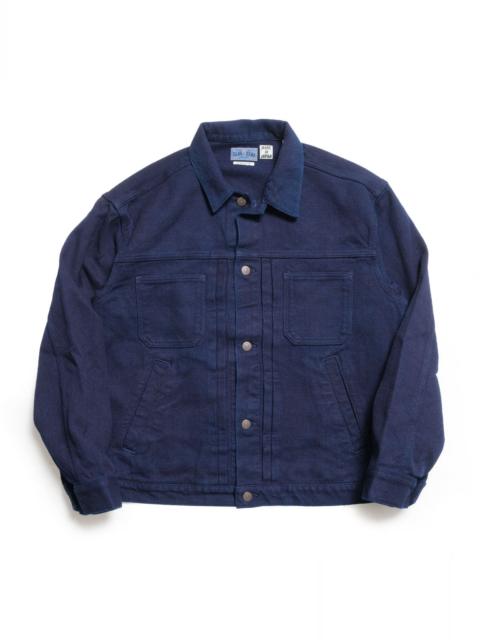 Blue Blue Japan BLUE BLUE JAPAN - Honnai Nijuori-Sashiko Trucker Jacket - 1016593