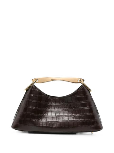 Elleme Elleme Mini Boomerang Croc-effect Leather Tote Bag