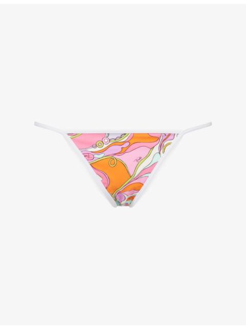 PUCCI Orchidee Print Bikini Bottoms