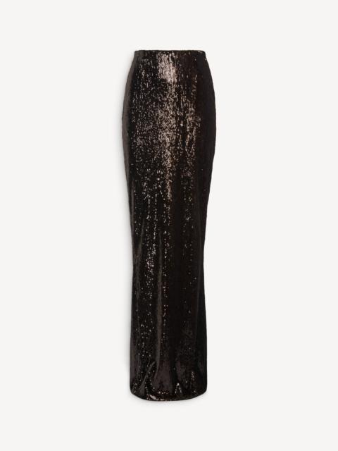 Balmain Sequinned long skirt