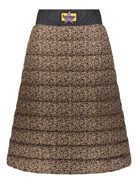 Herno padded printed skirt