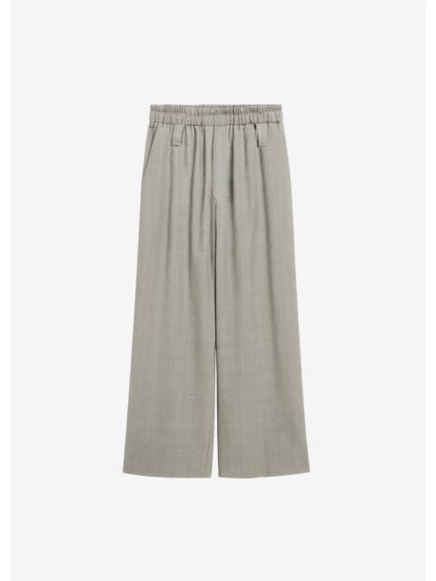 The Frankie Shop Oakdale Track Pants - Beige Glen Plaid